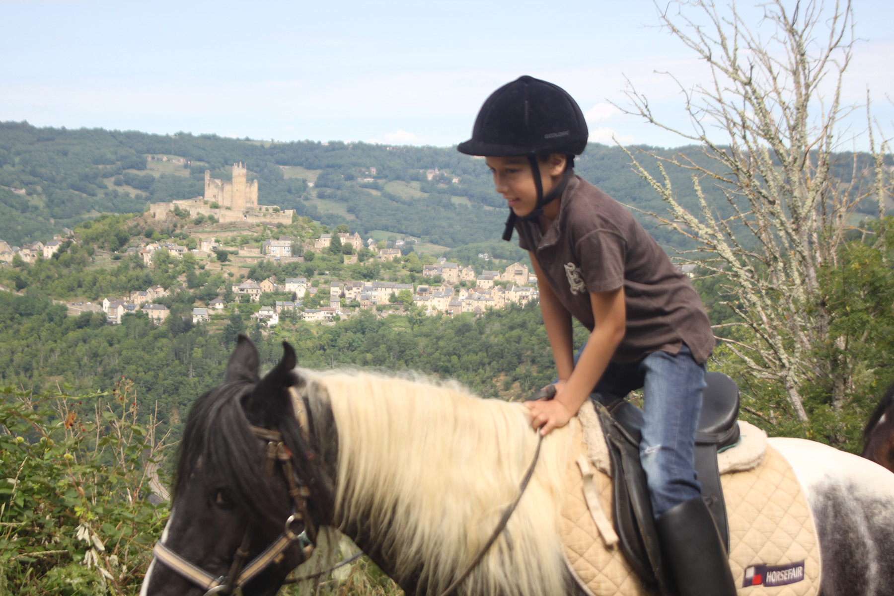 Horseback riding, Najac