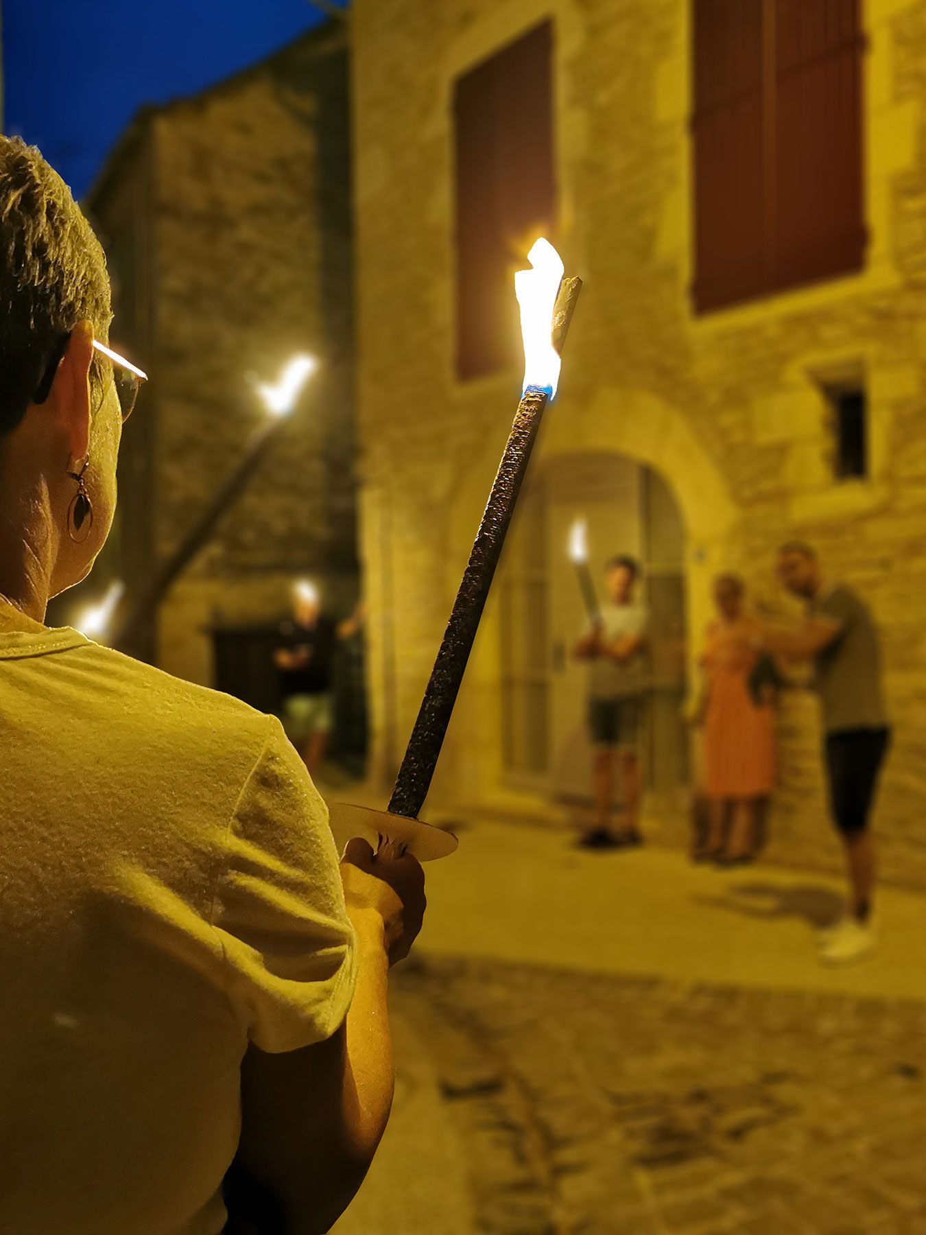 Nachtelijke rondleiding door Villeneuve d'Aveyron