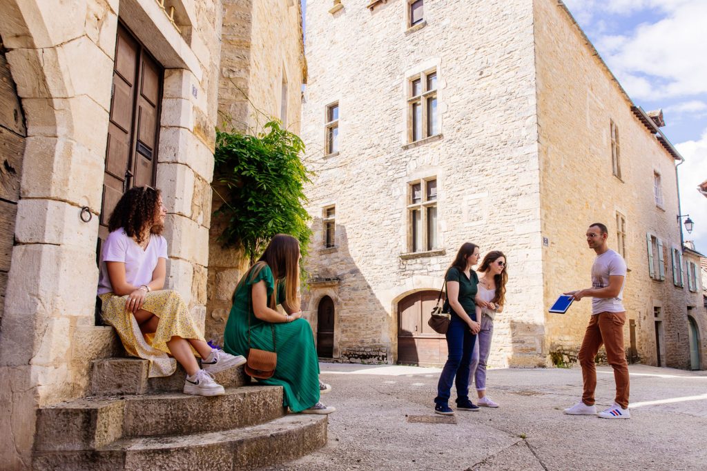 Besuch von Villeneuve d'Aveyron