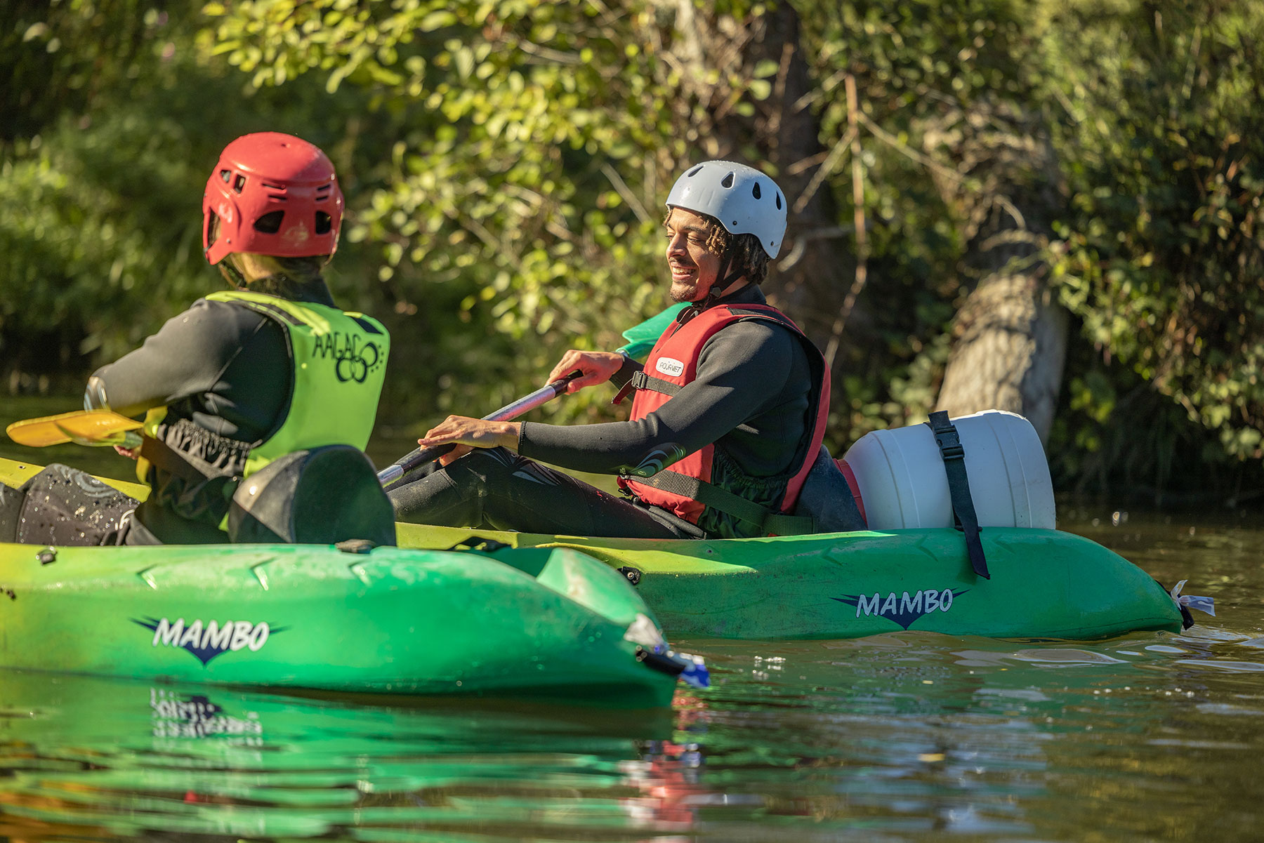 Canoë-kayak dans les gorges de l'Aveyron