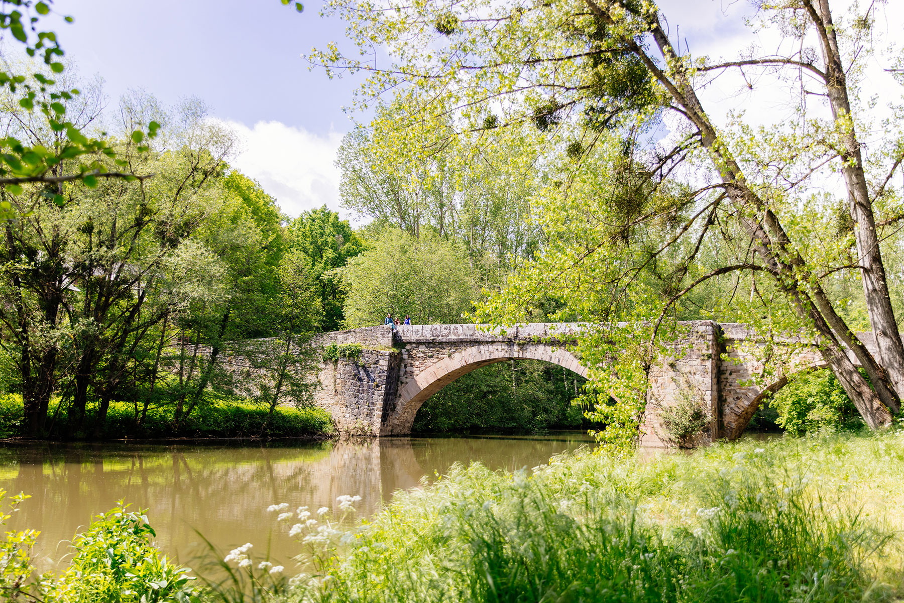 Pont Saint Blaise, on the way to Compostela in Najac