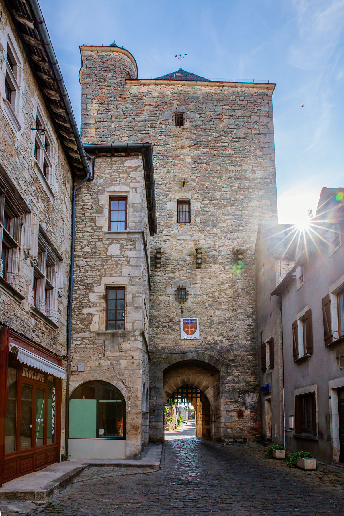 Villeneuve, stage of the road to Santiago de Compostela