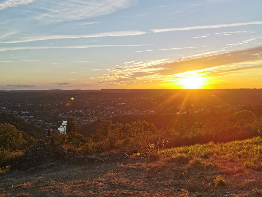 atardecer en el calvario