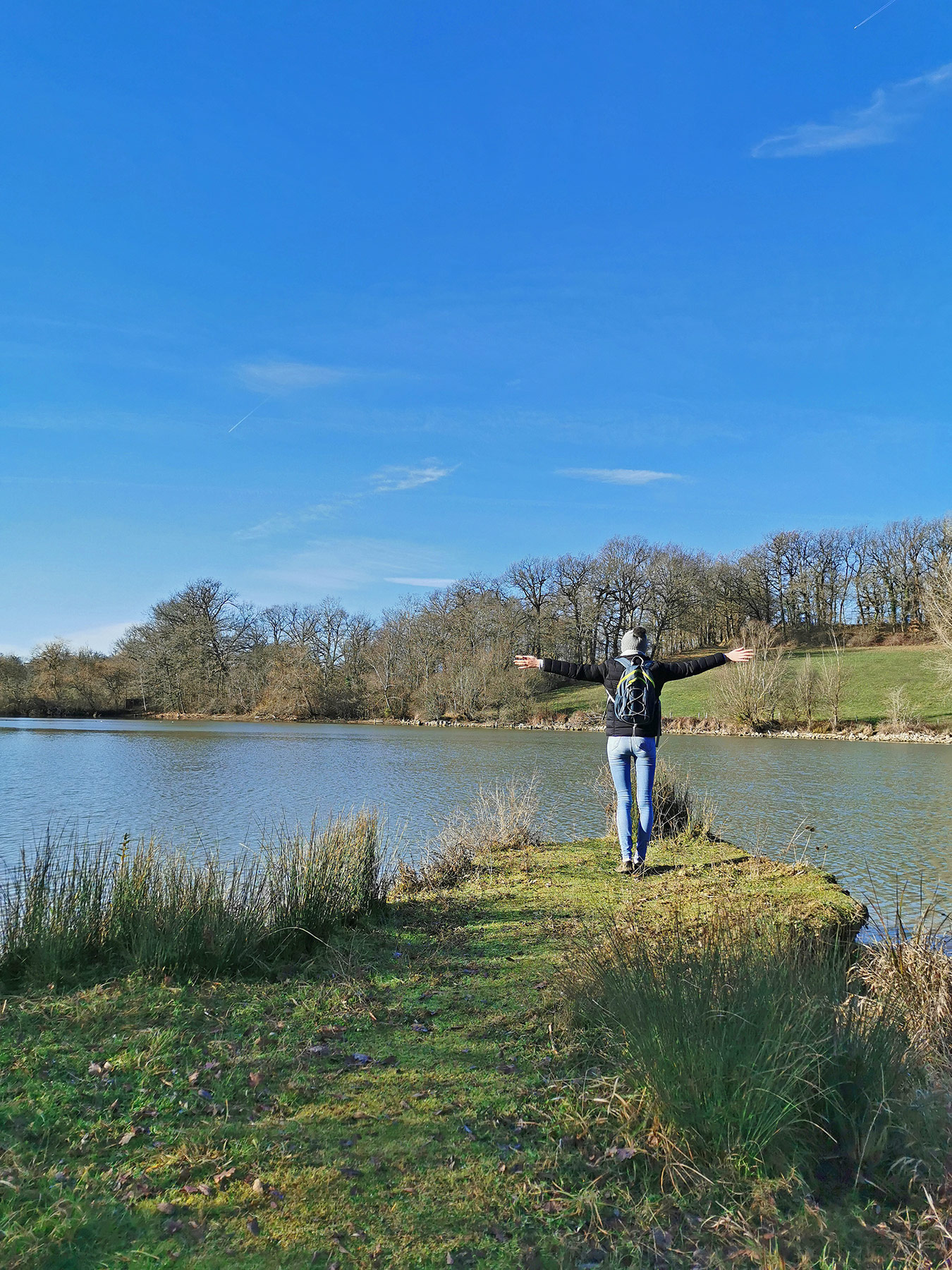 Wandeling rond het meer van Bannac