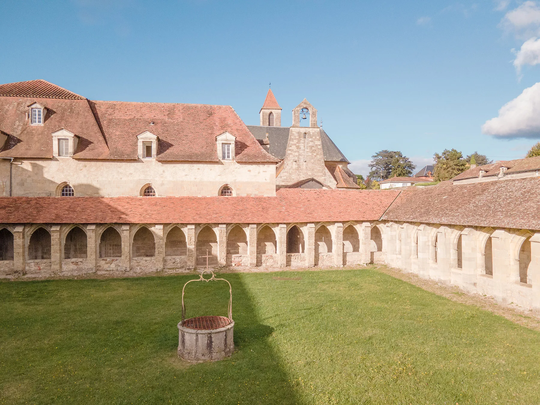 Cloister of the Saint-Sauveur Charterhouse monastery