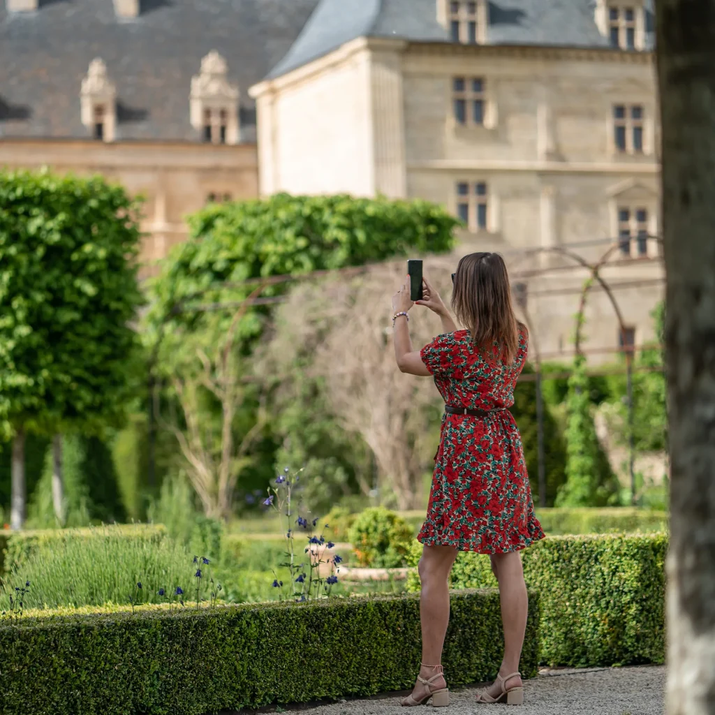 Jardin du château de Bournazel