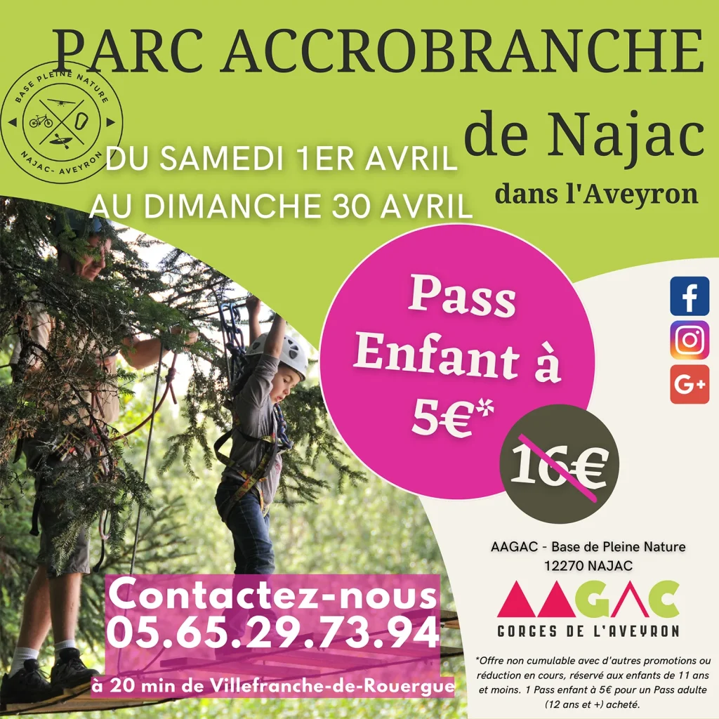 Parc accrobranche de Najac