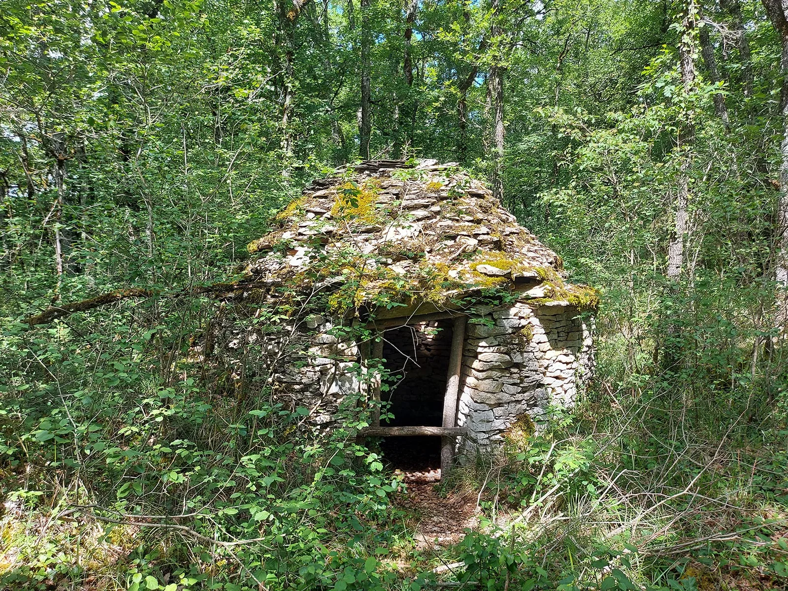 Caselle op de causse van Villeneuve d'Aveyron