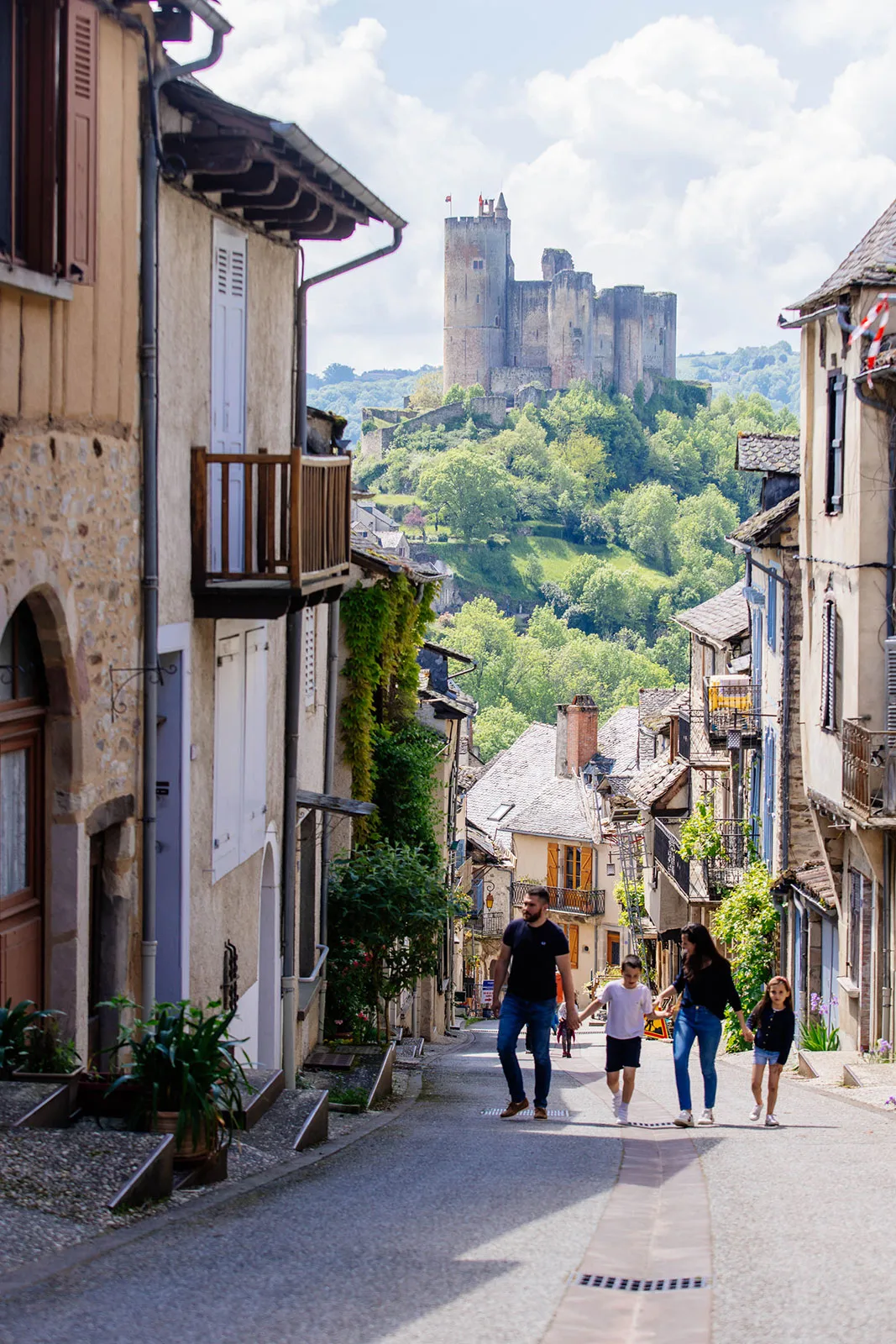 Najac con la famiglia