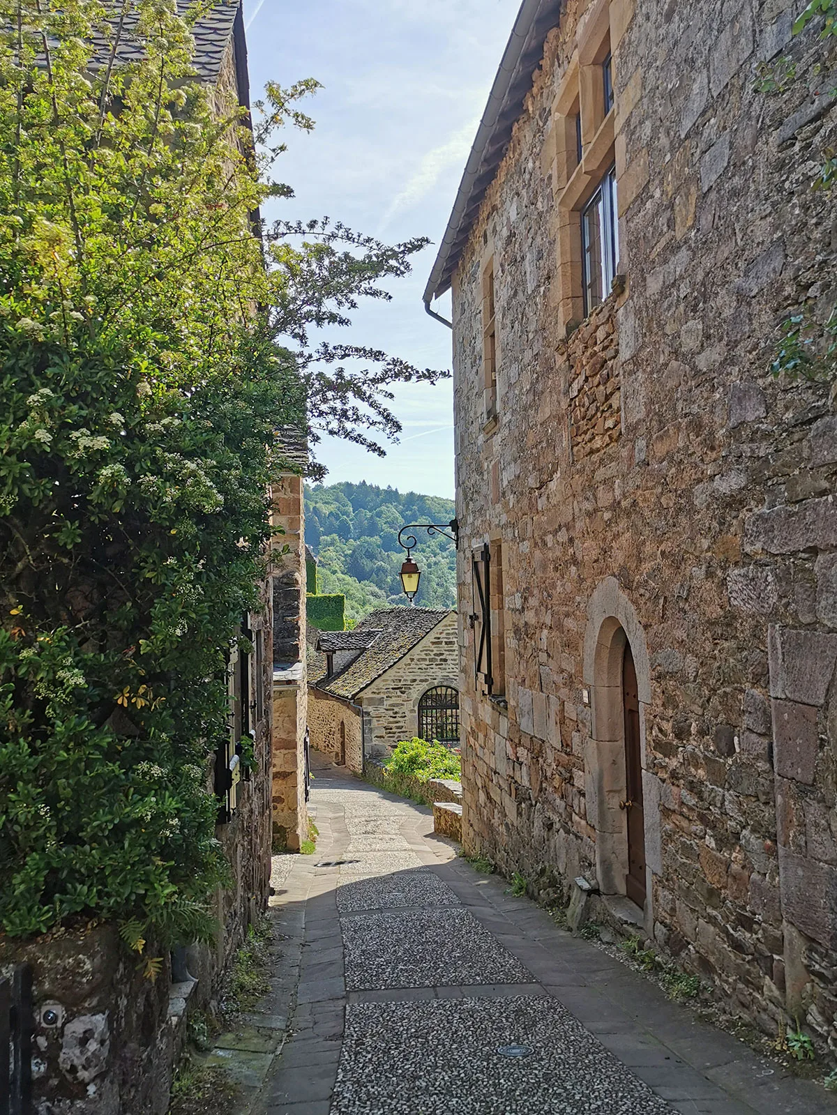 Gasse im Dorf Najac