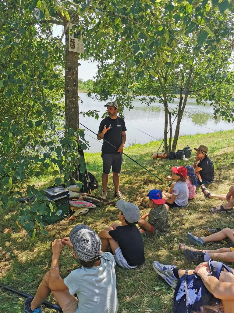 Actividades de pesca para niños.