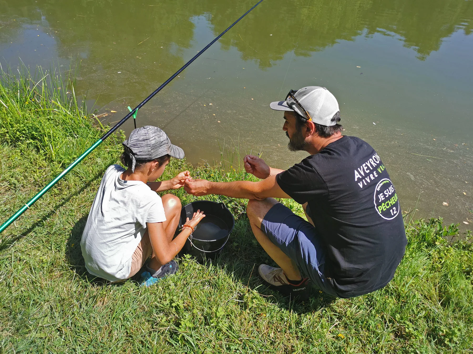 Actividades de pesca para niños.