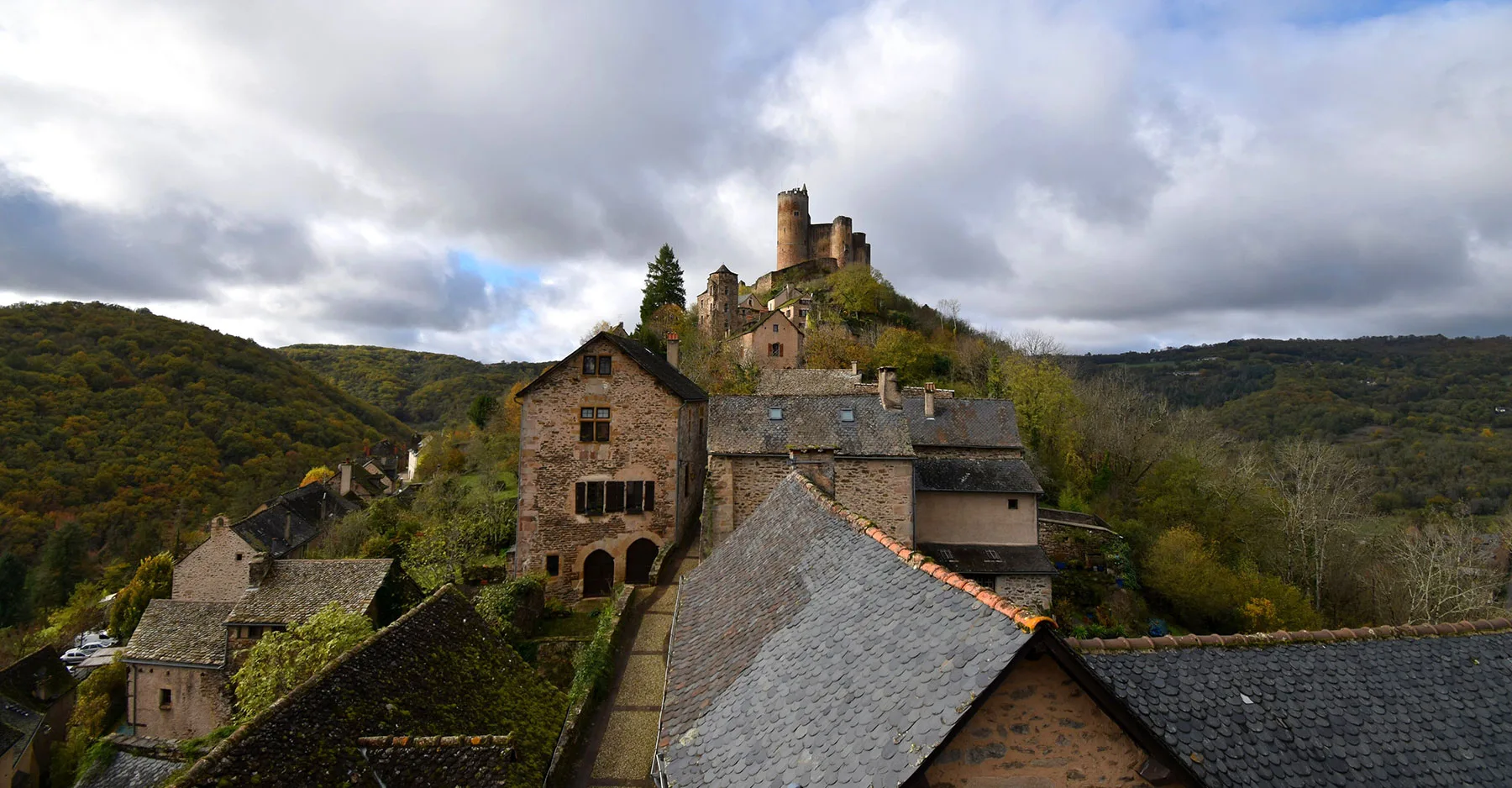 Najac-Webcam-Dorf