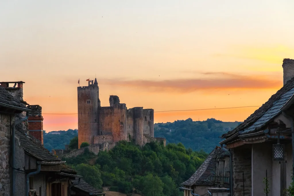 Coucher de Soleil sur Najac