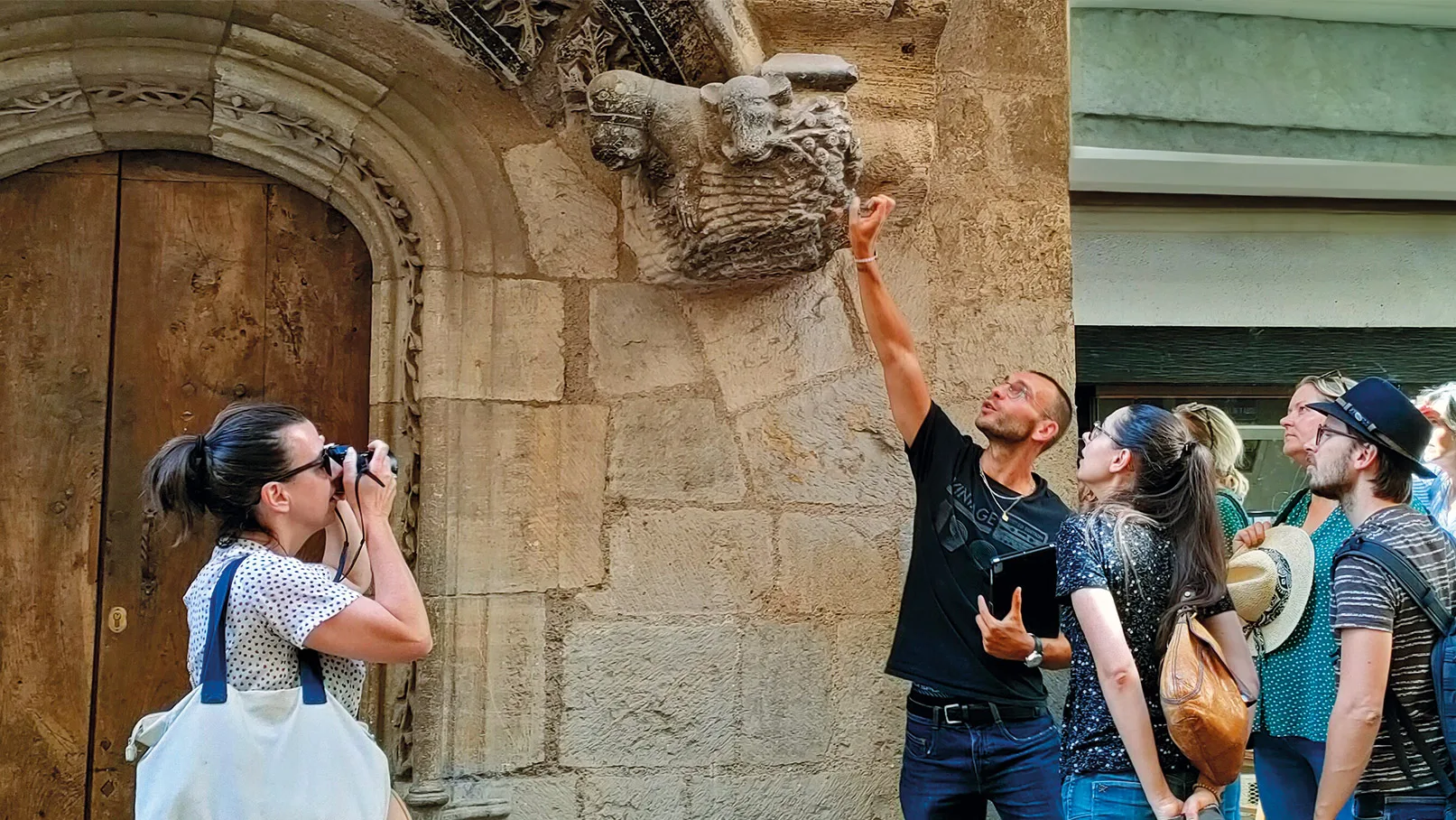 Guided tour of Villefranche de Rouergue