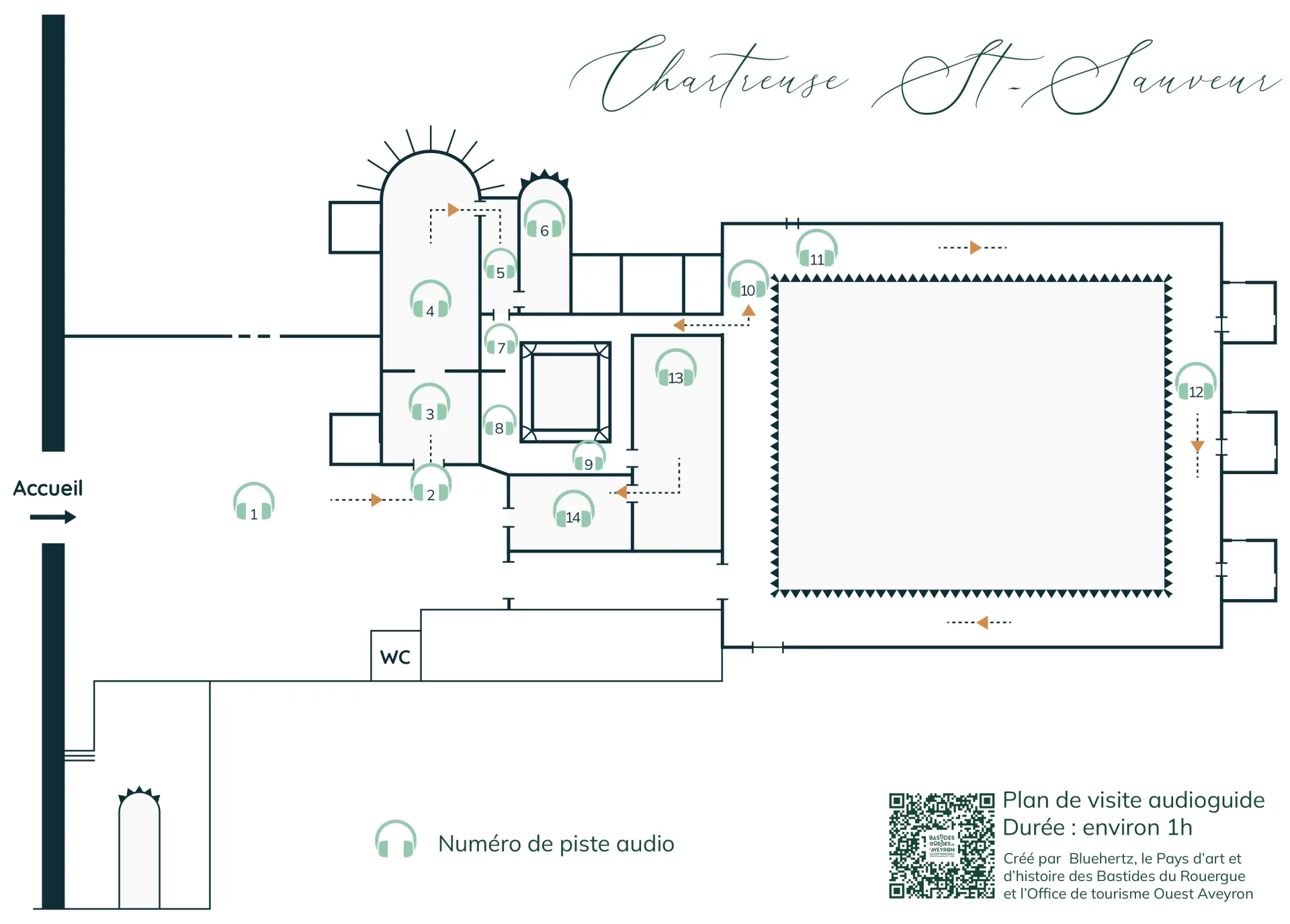 Plan audio chartreuse