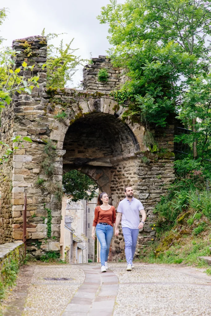 Porte de la Pique, circuit de visite de Najac