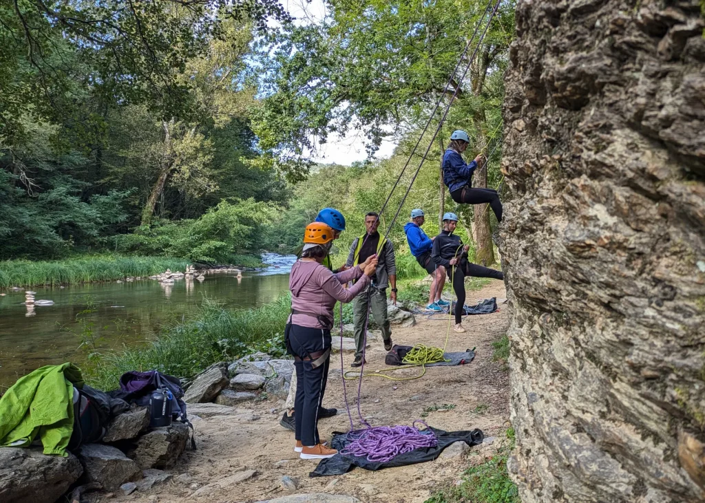Escalade au Roc du Gorb