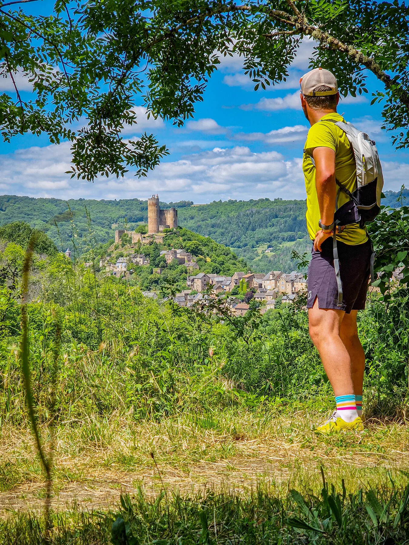 Randonnée à Najac en Aveyron