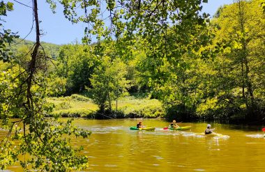 La rivière Aveyron en canoë !