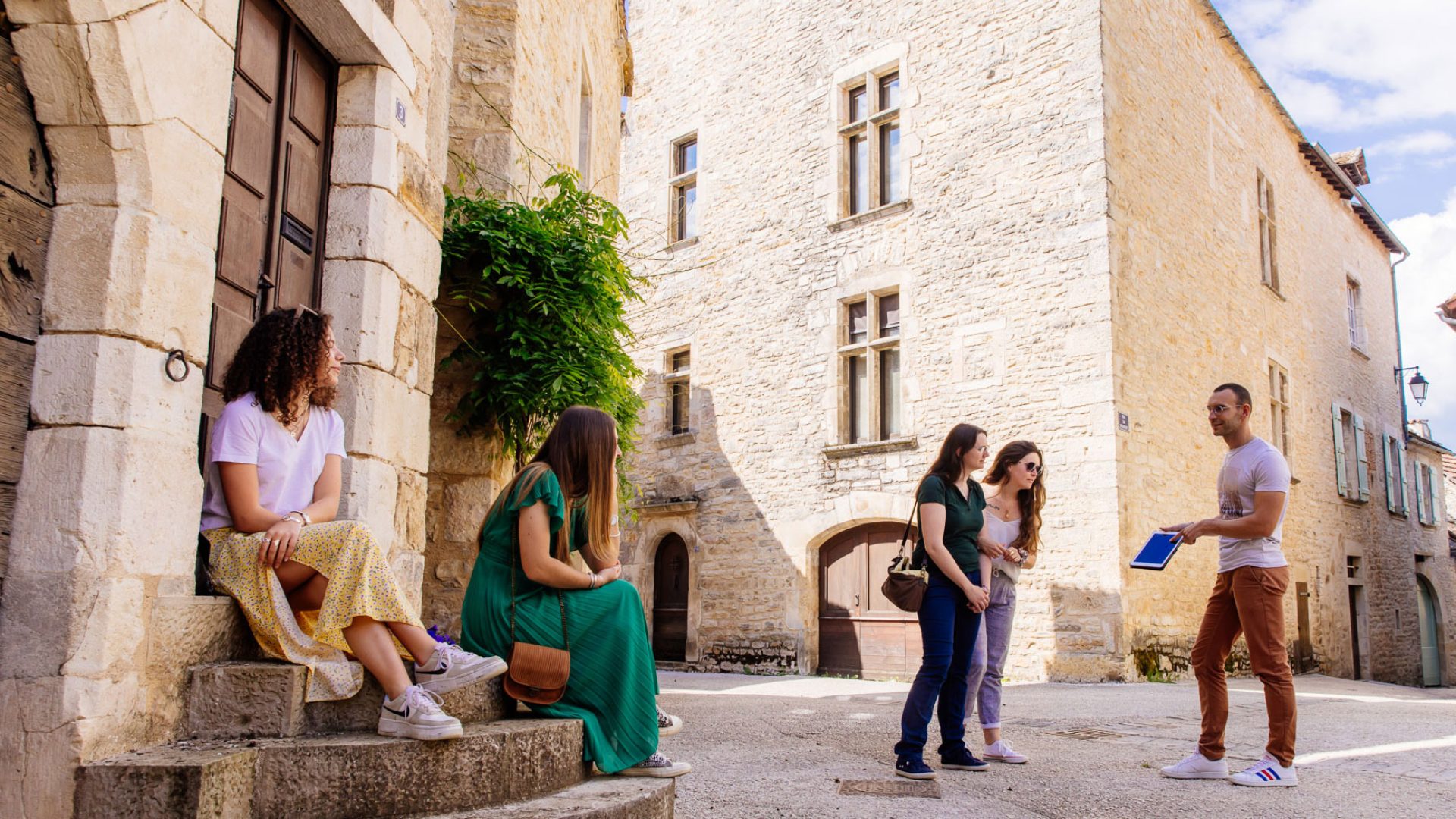 Visita de Villeneuve d'Aveyron