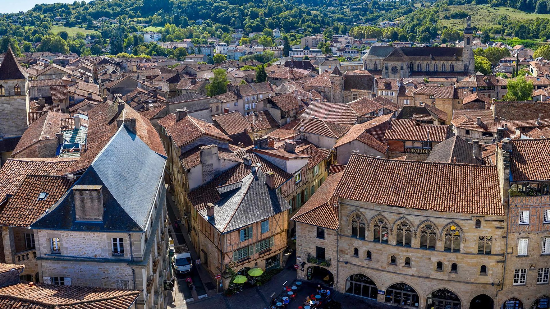 Place Champollion Figeac