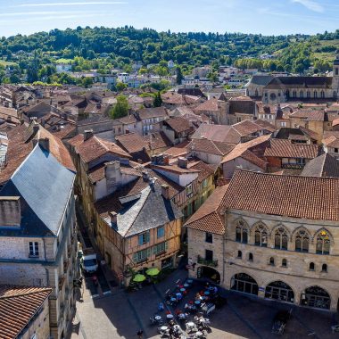 Place Champollion Figeac