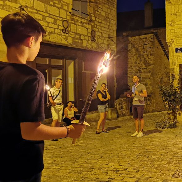 Visite nocturne de Villeneuve