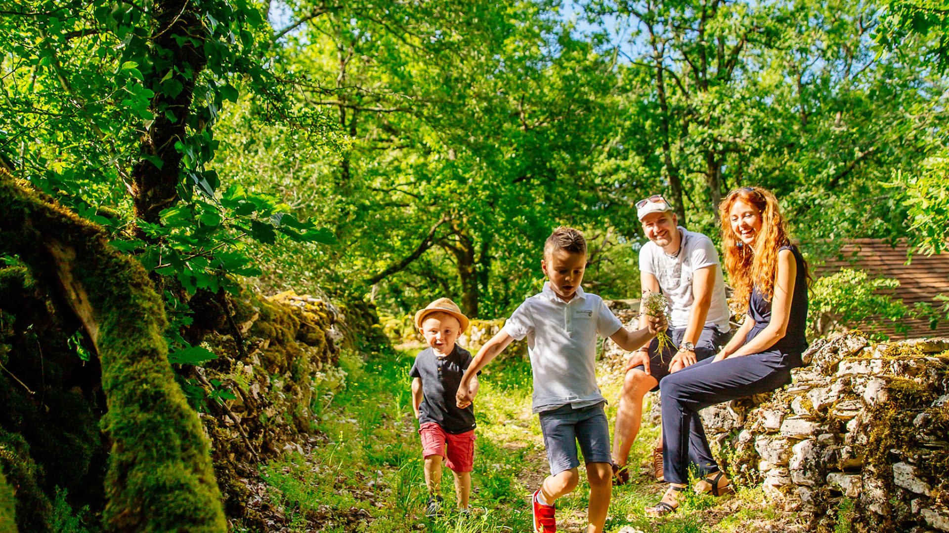 Gezinswandeling in Aveyron