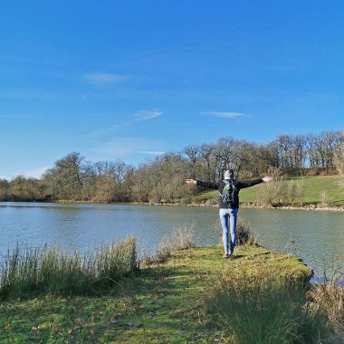 Wandeling rond het meer van Bannac