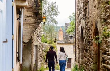 Romantic walk in Najac