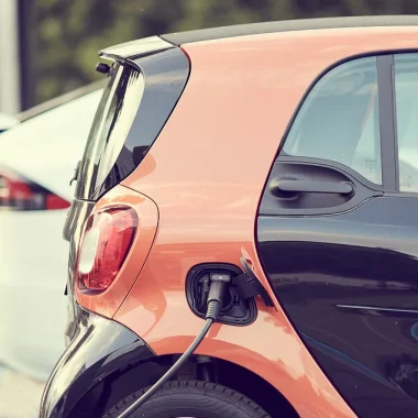 Electric car charging station