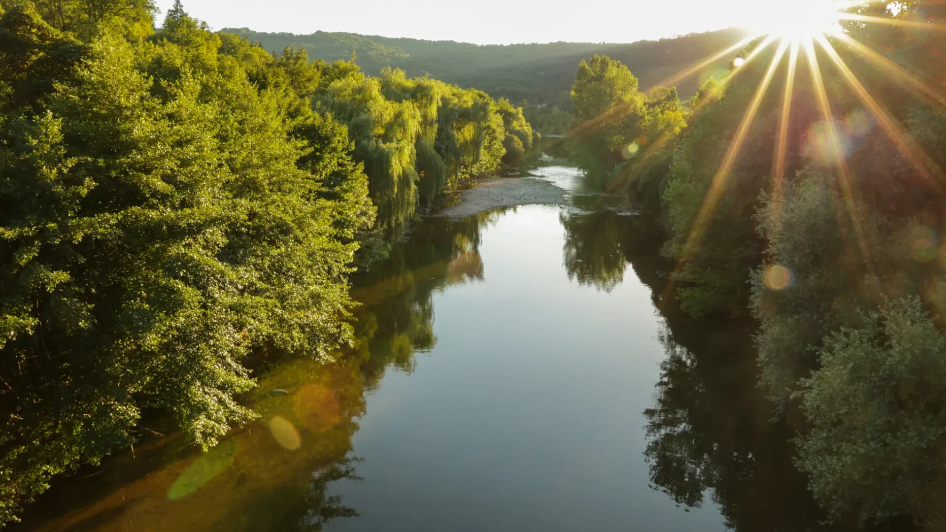 De rivier de Aveyron