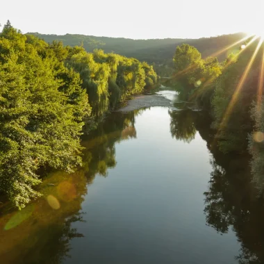 De rivier de Aveyron