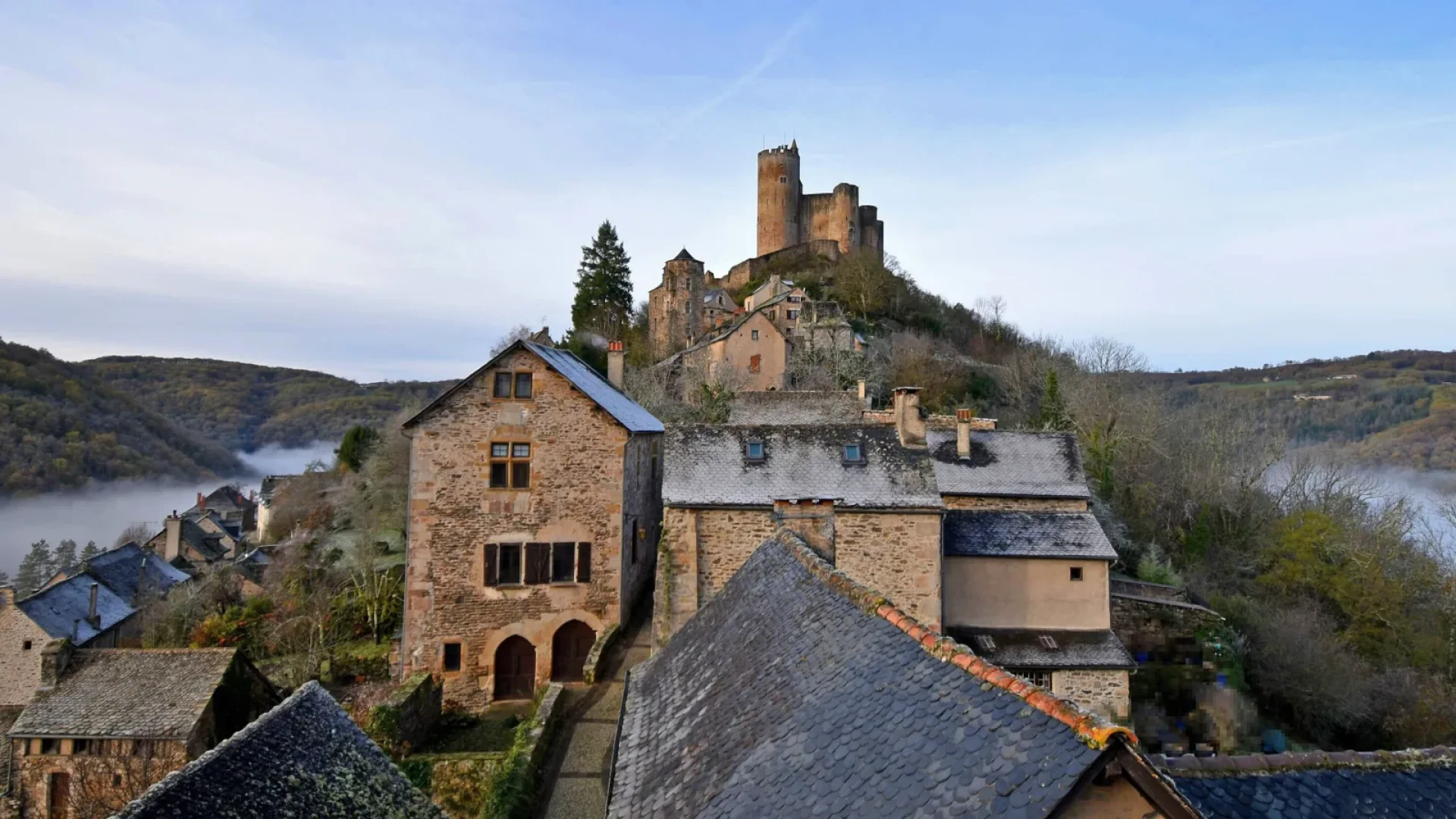 Najac in de winter