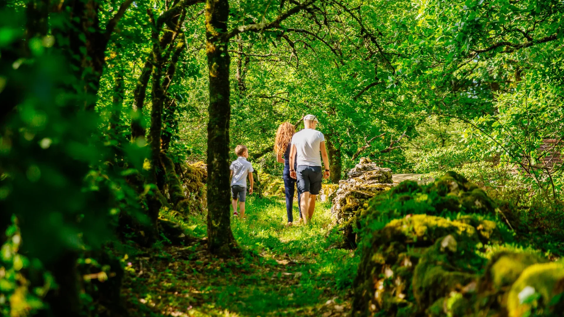 Wandeling in Villeneuve d'Aveyron