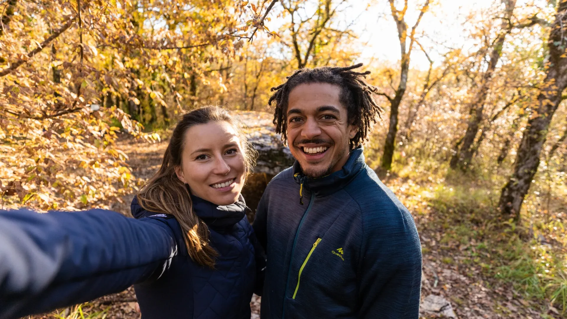 Vivo qui, una coppia di jogger