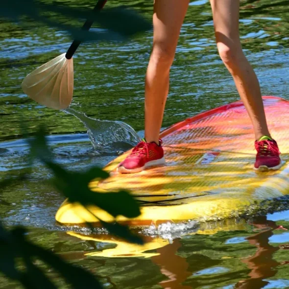 Paddle sur l'Aveyron : activité quand il fait chaud