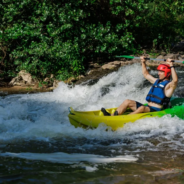 Canoë sur les gorges de l'Aveyron