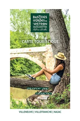 Carte touristique des Bastides et Gorges de l’Aveyron