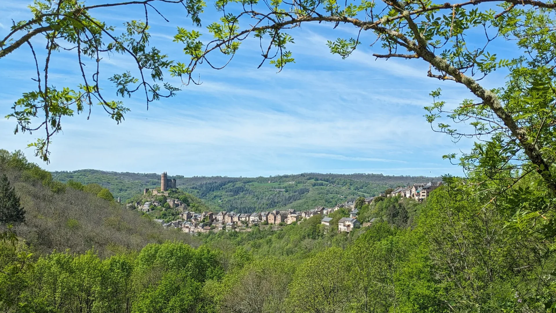 Randonnée avec point de vue sur Najac