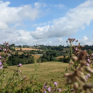 Vue sur Morlhon-le-Haut