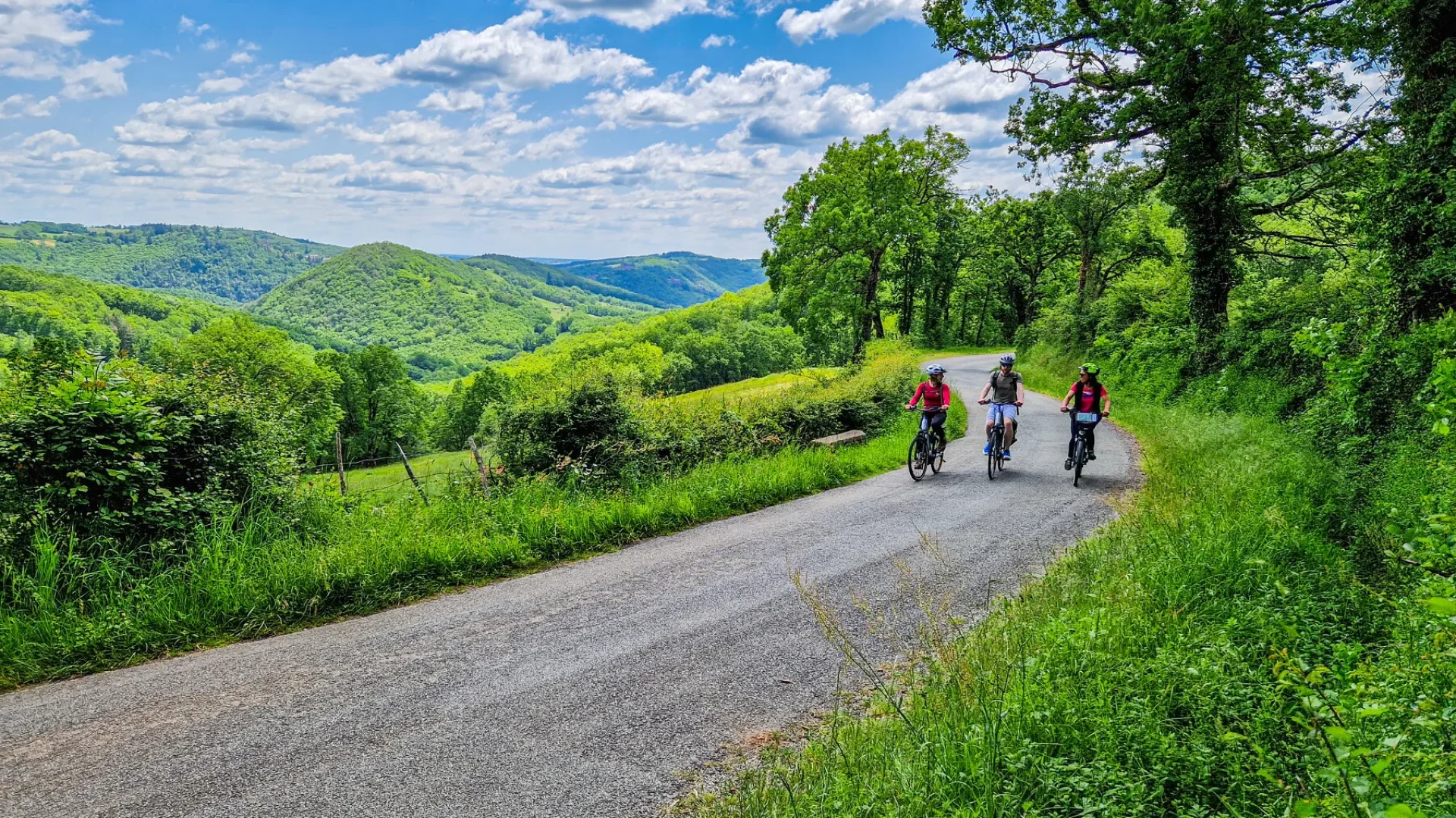 Circuit vélo des plus beaux villages de France à Najac