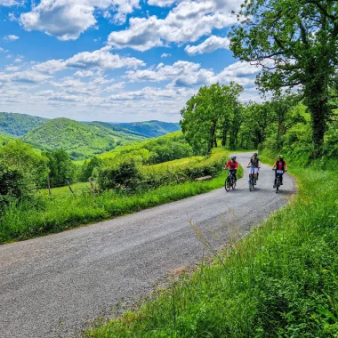 Circuit vélo des plus beaux villages de France à Najac