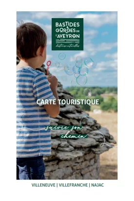 Carte touristique des Bastides et Gorges de l’Aveyron