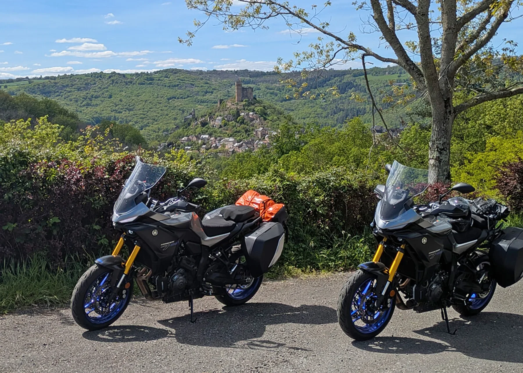 Balade moto en Aveyron