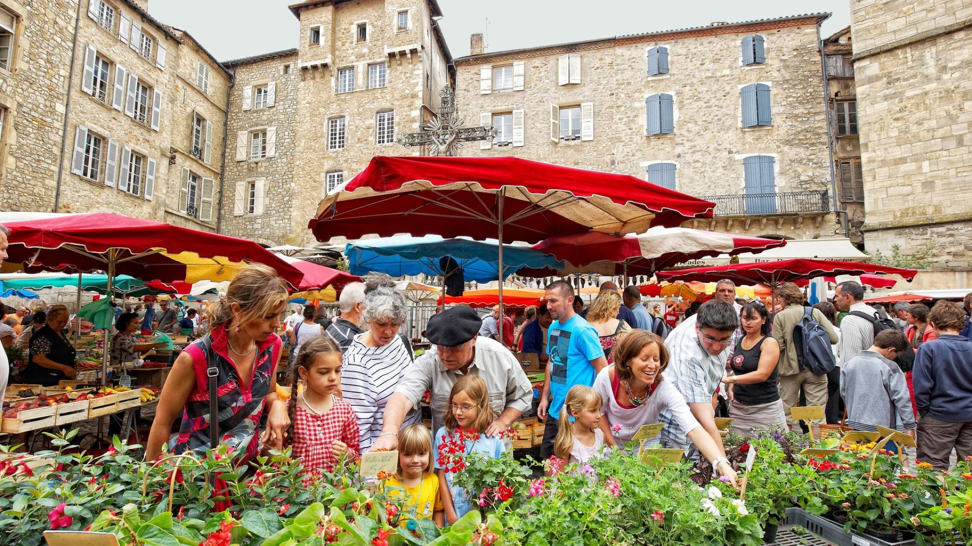 Mercato di Villefranche de Rouergue