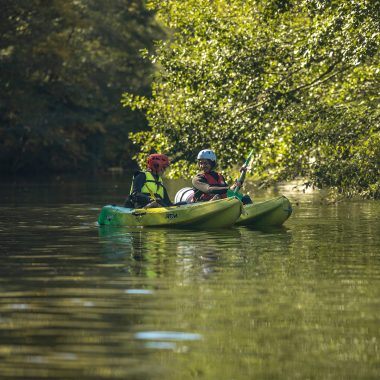 In canoa sull'Aveyron