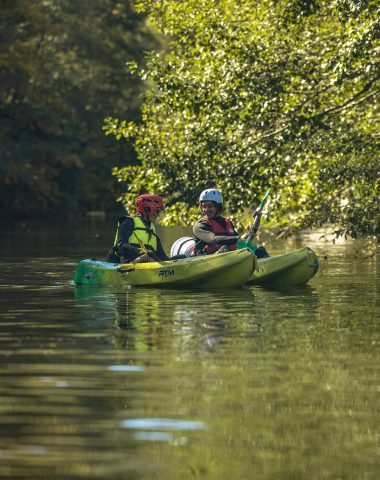 In canoa sull'Aveyron