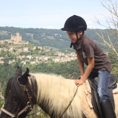 Horseback riding, Najac
